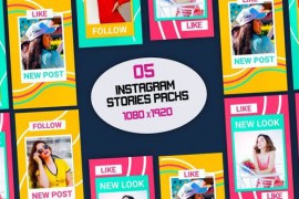 After Effects Dark Color Instagram Story Frames 45038052