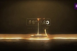 Gold Liquid Logo 47522587