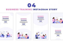 Animated Business Training Premium Vector Instagram Story 47453201