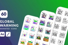 Global Warming Animated Icons | After Effects 48748558