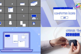 Computer Interface Icons Hand Drawn for FCPX 50893061
