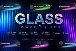 Free Download:Glass Lower Thirds 63928488