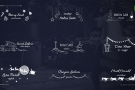Christmas Titles & Lower Thirds Part 01 \ DR 48291155