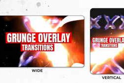 Free Download:Grunge Overlay Transitions 60470713