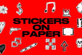 Stickers On Paper 50850184