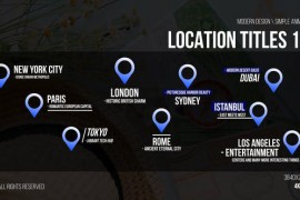 Location Titles 1.0 | FCPX 48778021