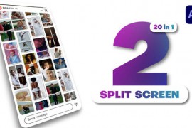 Vertical Multiscreen - 2 Split Screen 43707192