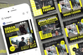 Fashion Urban Instagram Post Template 43383823