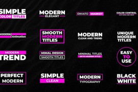 Modern Titles | FCPX & Apple Motion 44924390