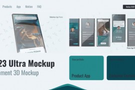 Dynamic App Promo - Demo Video Mockup Super Kit 46512625
