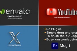 3D Metallic Logo - Mogrt 50170095