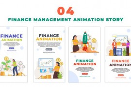 Financial Management Vector Character Instagram Story 48661282