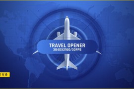 Travel Opener/ Airplane to Air/ Ticket/ Clouds/ Blue Sky/ Baggage/ Online App/ Earth Map/ World Asia
