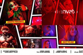 Comics Style Multiscreen Intro 51671805