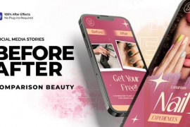 Before After Comparison Beauty - Social Media Stories 51464922