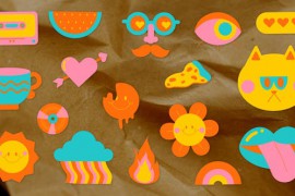 Sticker Pack - Retro 70s-80s After Effects Project Template 52465568