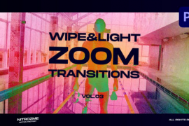 Wipe and Light Zoom Transitions Vol. 03 for Premiere Pro 45849924