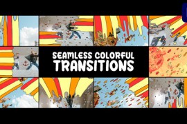 Seamless Colorful Transitions | Premiere Pro MOGRT 45839570