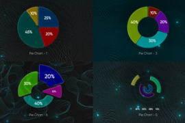 Glassmorphism Pie Charts 52213253