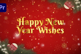 Happy New Year Wishes (MOGRT) 49500764