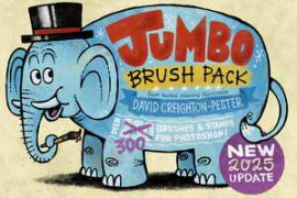 Free Download:Gumroad – David CP’s JUMBO brush pack for Photoshop