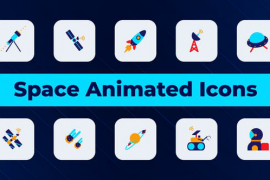 Space Animated Icons 50606594