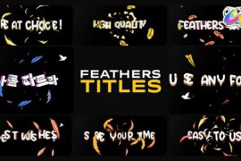Feathers Titles | FCPX 48660958