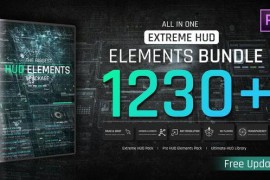 Extreme HUD Elements Bundle 1200+ For Premiere Pro 44659749