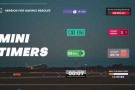 Mini Timers | DaVinci Resolve 52437195