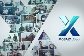 Mosaic Logo Reveal 49826998