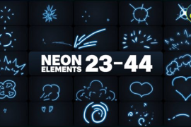 Neon Elements for DaVinci Resolve 48570319