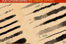 Free Download:GrutBrushes Art Brushes Complete – 350 Photoshop Brushes