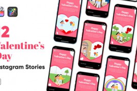 Valentines Day Instagram Stories for Final Cut Pro X 43429431