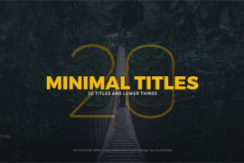 Minimal Titles | DaVinci Resolve 29852076