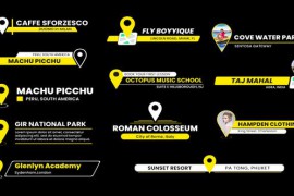 GPS & Location Lower Thirds 47901542