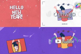Hand-Drawn Flat Christmas Logo for FCPX 48962982