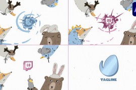 Cartoon Animals Logo for After Effects 47548626