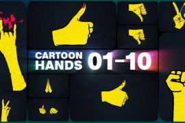 Cartoon Hands for DaVinci Resolve 48415379