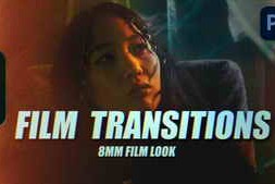 Free Download:8mm Film Burn Transitions for Premiere Pro 60229190