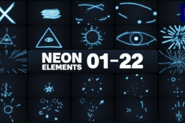 Neon Elements for Premiere Pro 47314500