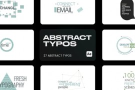 Abstract Typo for After Effects 43435543