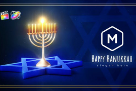 Hanukkah Festival Logo Reveal 49647934