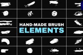 Hand Made Brush Elements for Premiere Pro 52200617