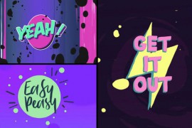 2D Cartoon Logo Text animations 2 [Premiere Pro] 43705989