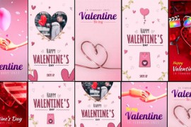 Valentine Stories and Posts Pack 43237717