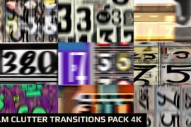 Film Clutter Transitions Pack 4k 47286042