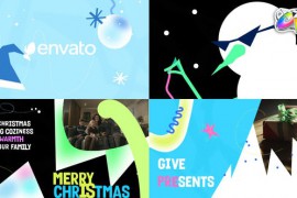 Stylish Christmas Greetings Slideshow for FCPX 42344470