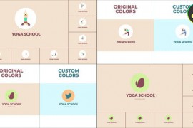 Yoga School Logo Reveal for DaVinci Resolve 46119971