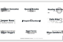 Modern Typography Titles | AE 46468489