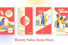 Best Beauty Salon Instagram Story Premiere Pro Template 44608571